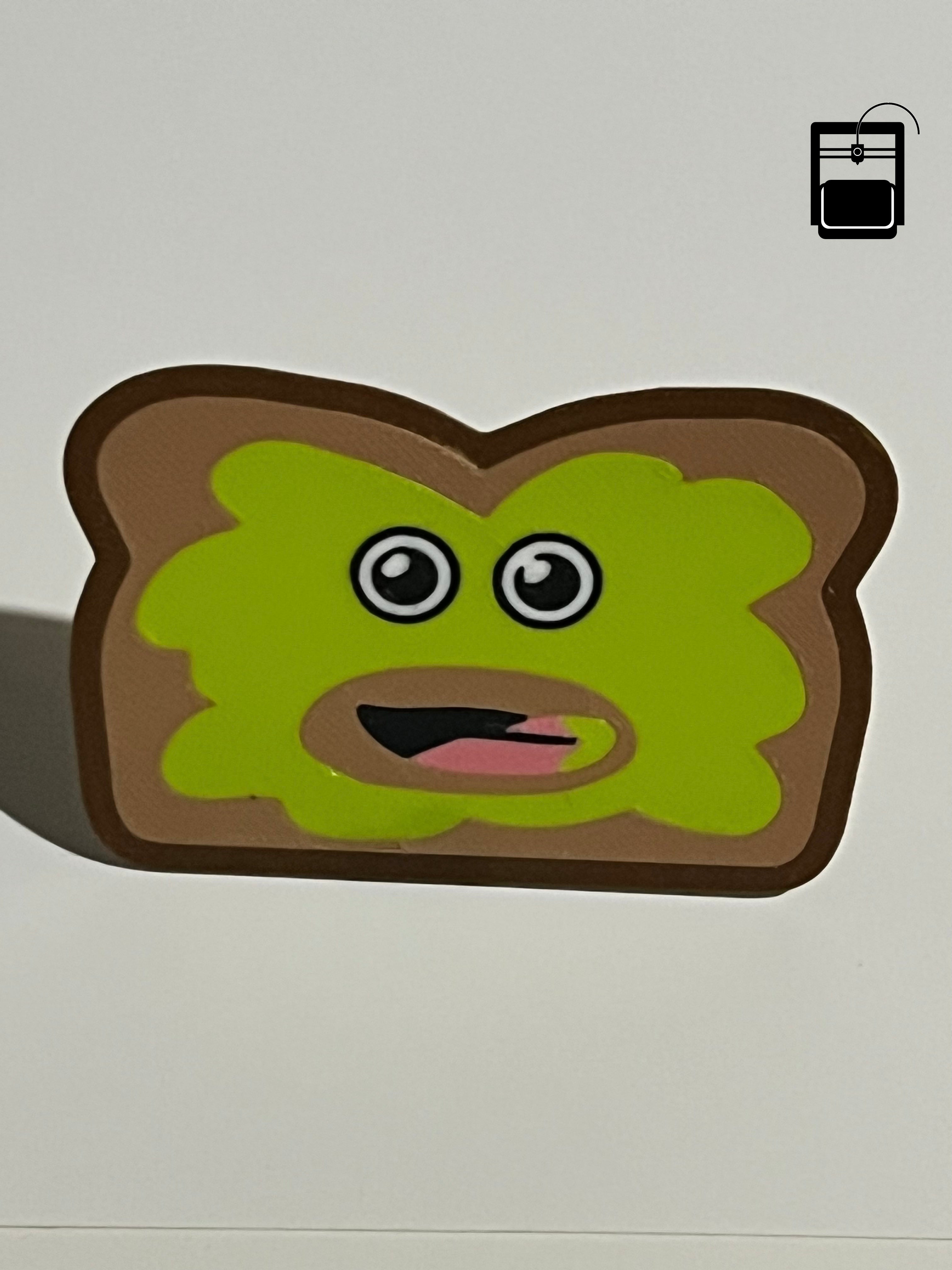 Avocado Toast Bookmark 3D Printing File