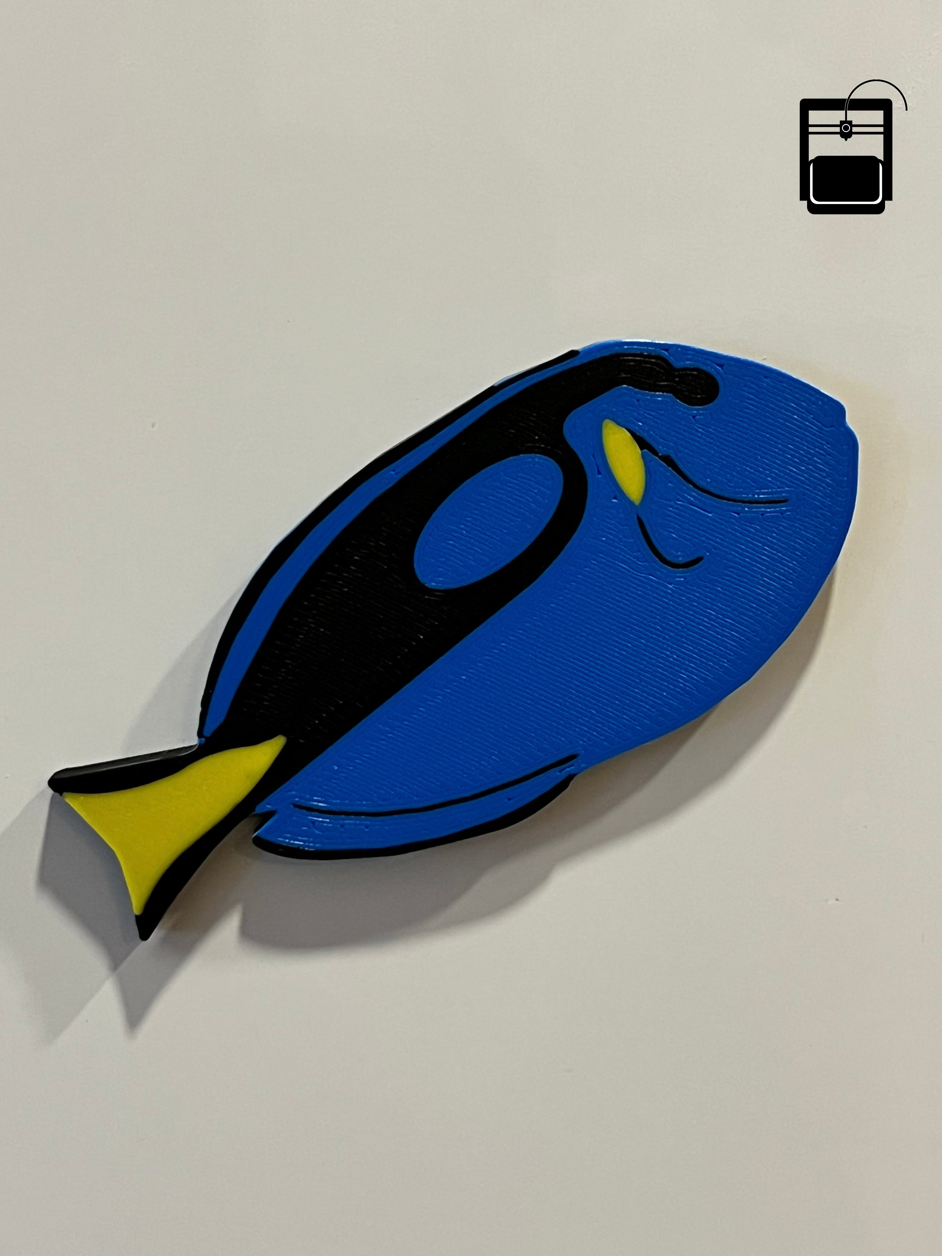 Blue Tang Magnet 3D Printing File