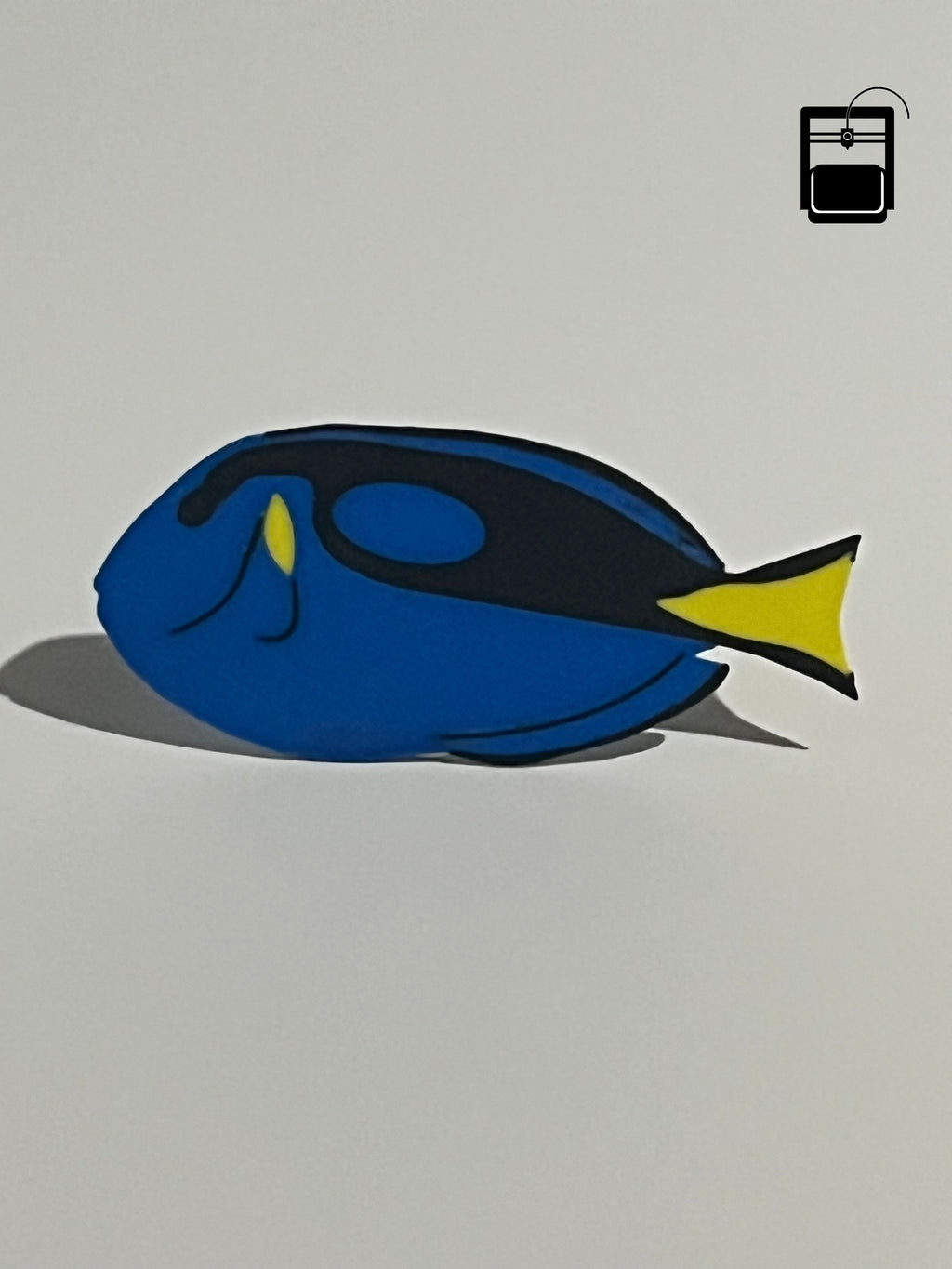 Blue Tang Bookmark 3D Printing File