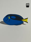 Blue Tang Bookmark 3D Printing File
