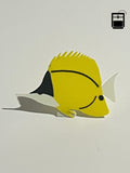 Butterfly Fish Bookmark 3D Printing File
