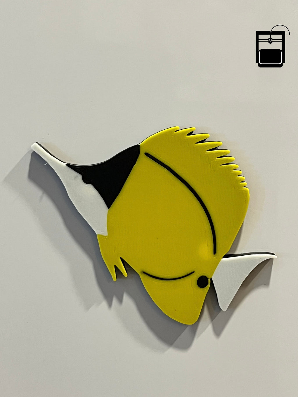 Butterfly Fish Magnet 3D Printing File