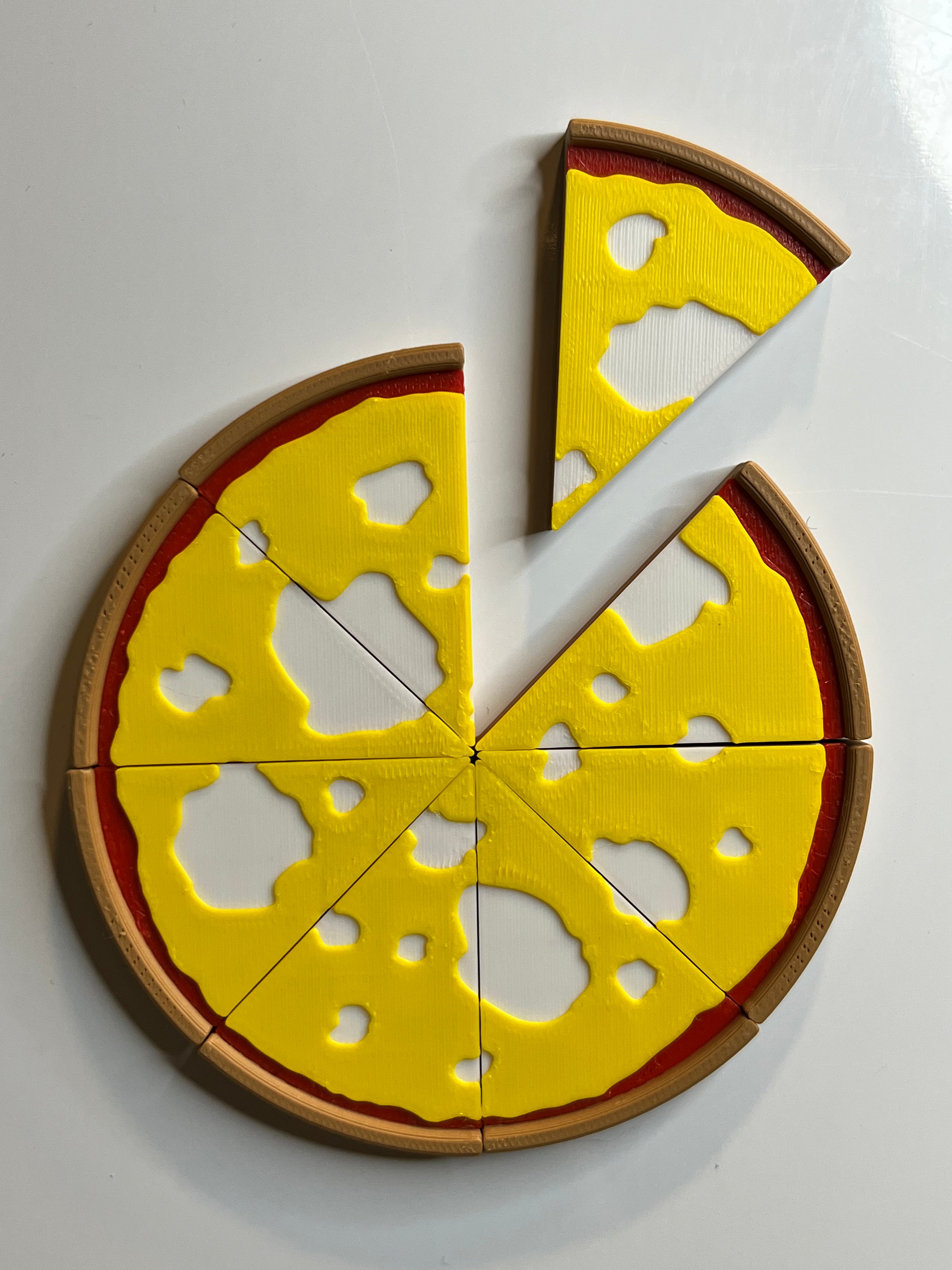 Pizza 3D Magnet Printing File