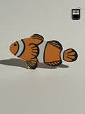 Clownfish Bookmark 3D Printing File