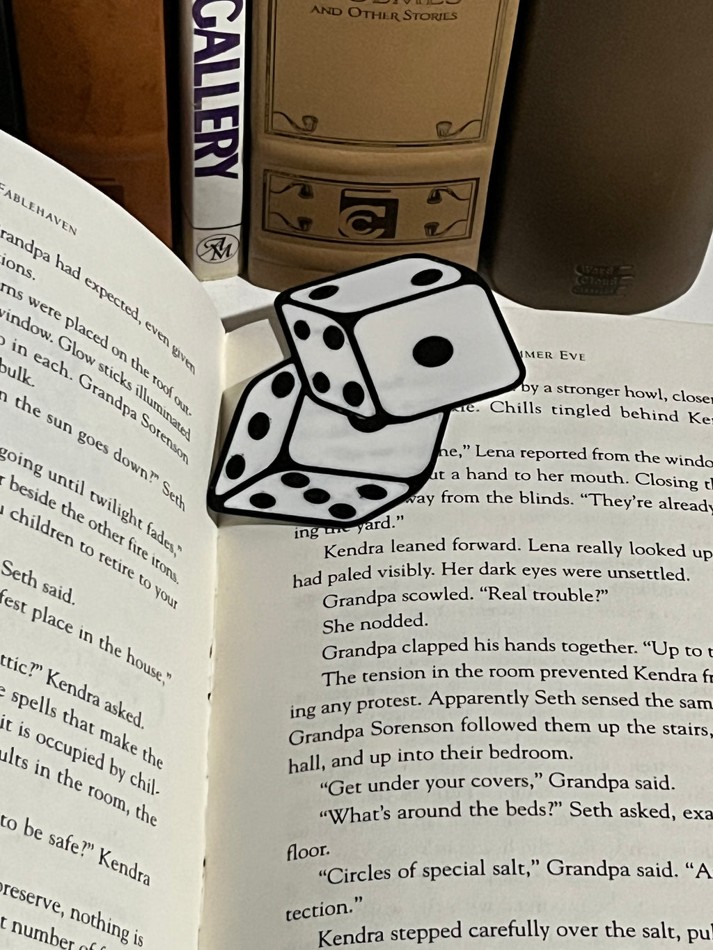 Rolling Dice Bookmark 3D Printing File