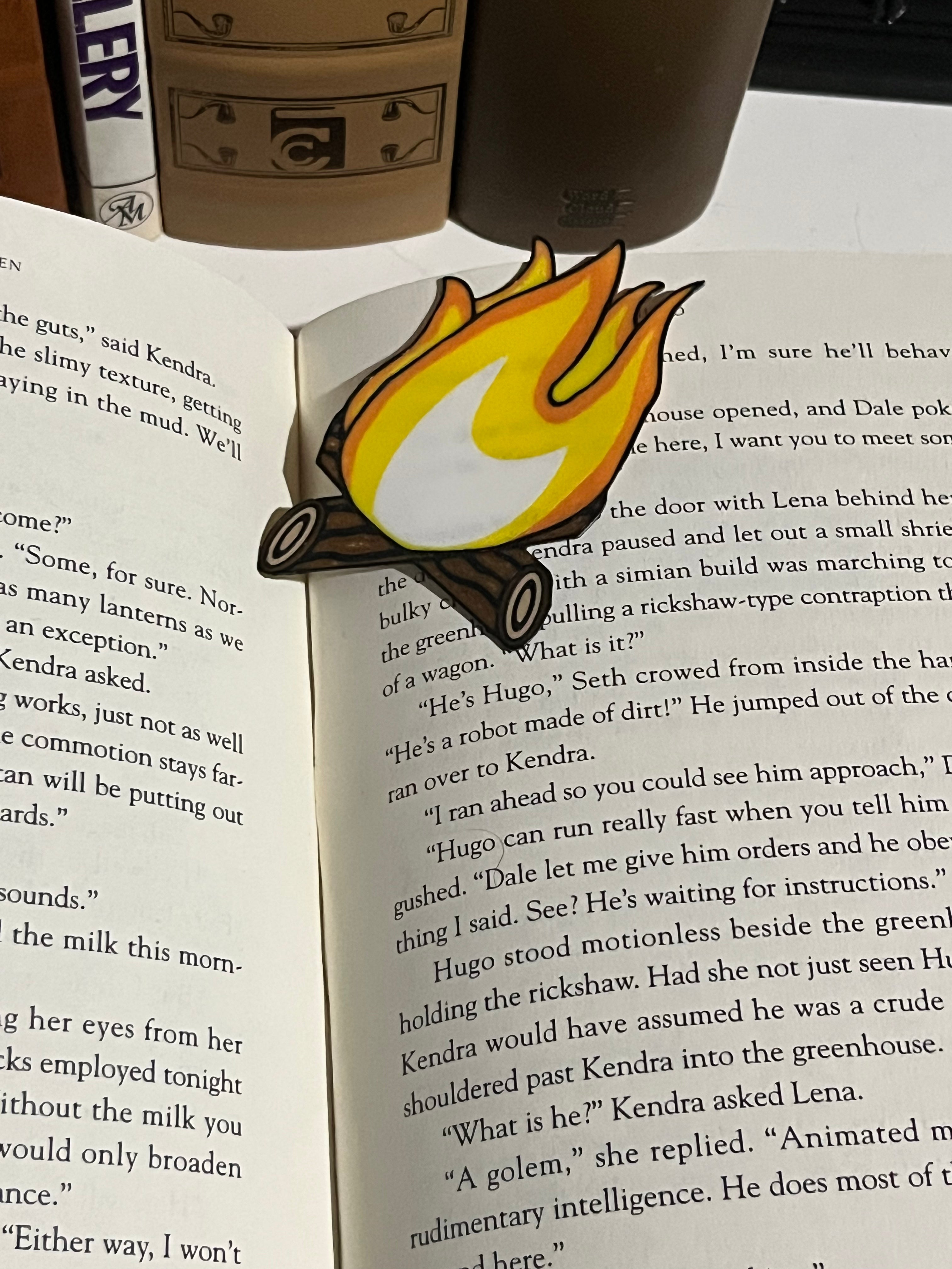Fire Bookmark 3D Printing File