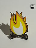 Fire Bookmark 3D Printing File