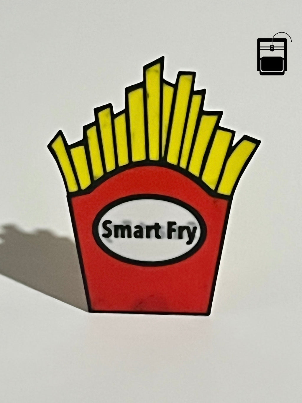 Smart Fries Bookmark 3D Printing File