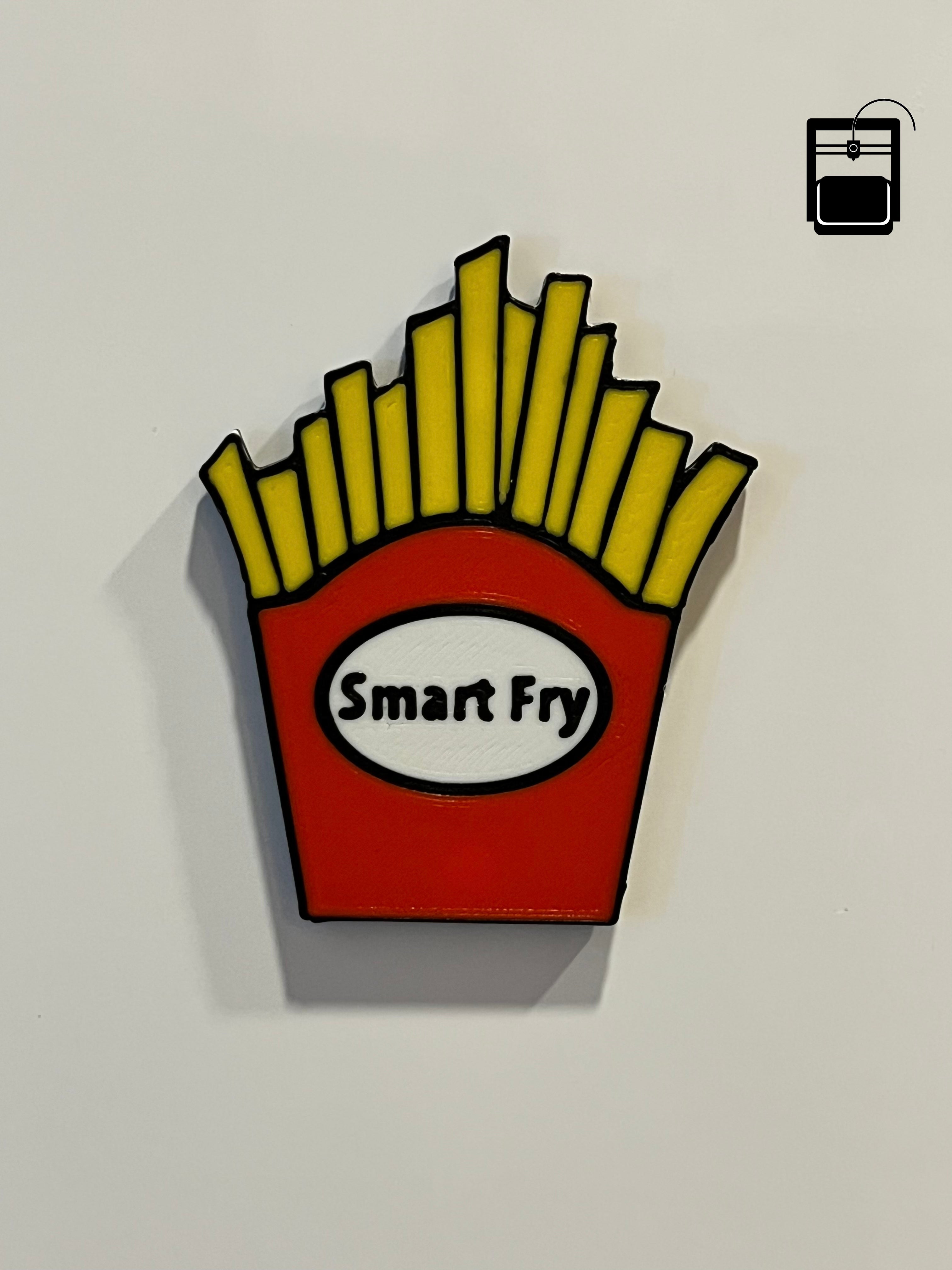 Smart Fries Magnet 3D Printing File