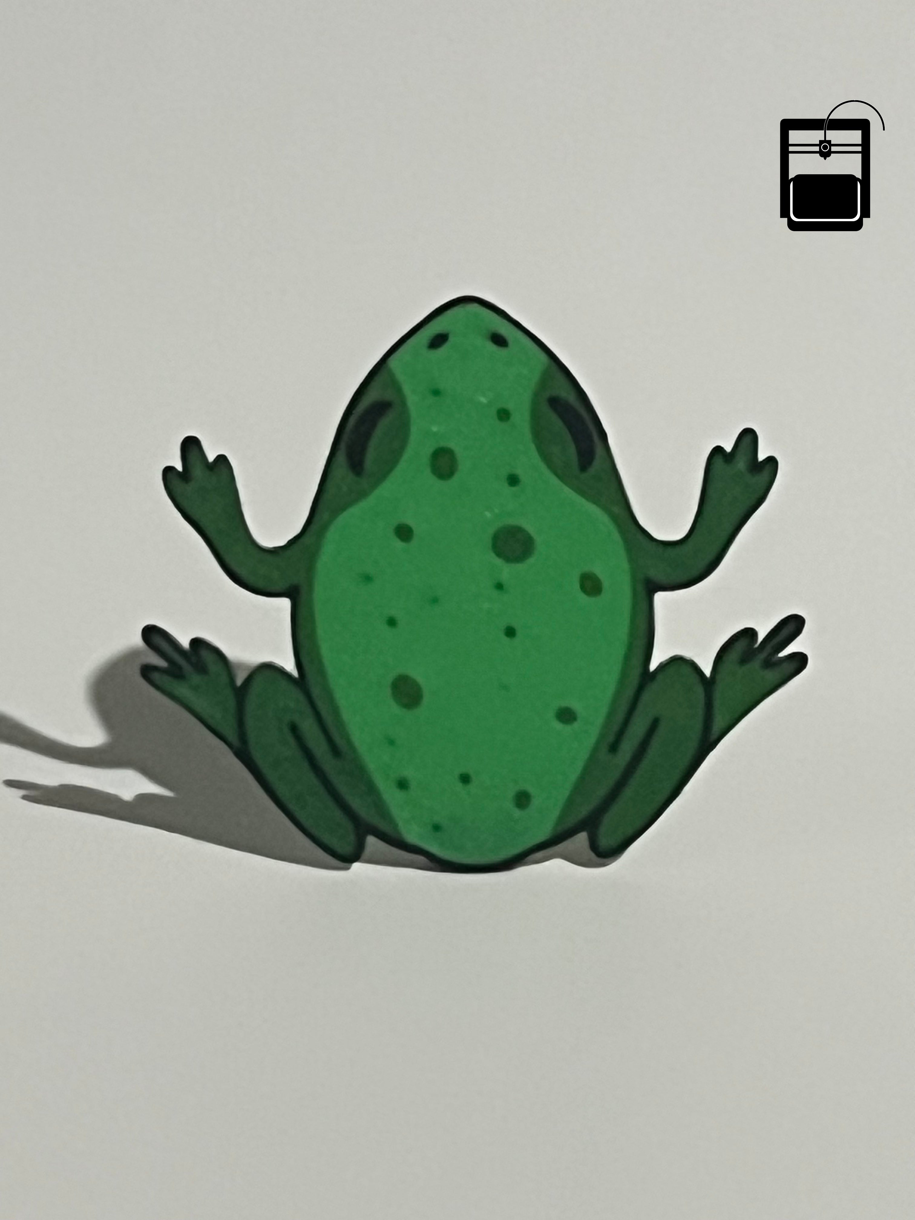Frog Bookmark 3D Printing File