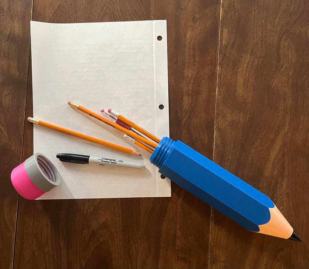 Giant Pencil Pencil Case 3D Printing File