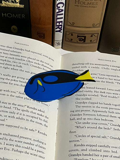 Blue Tang Bookmark 3D Printing File