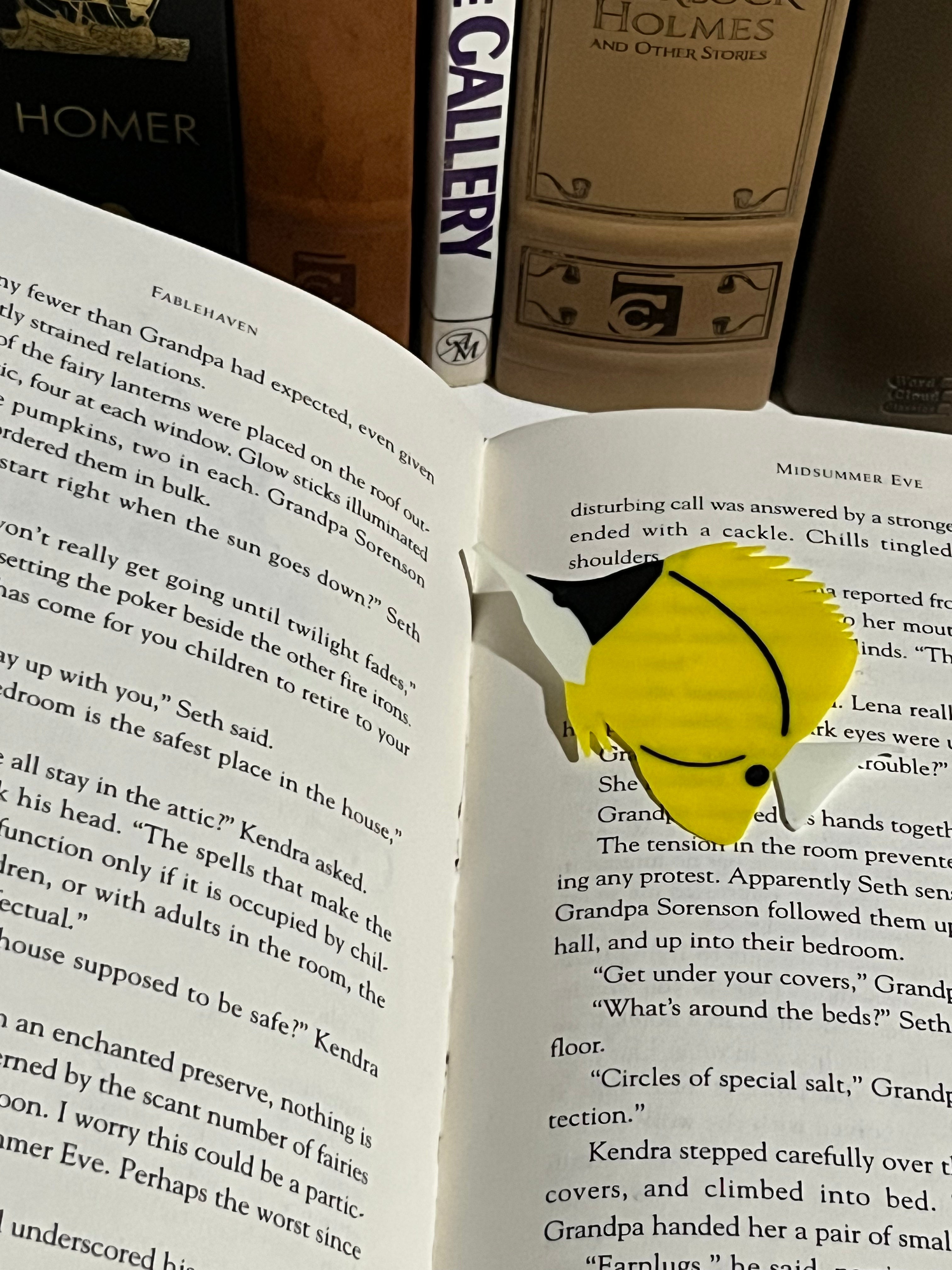 Butterfly Fish Bookmark 3D Printing File