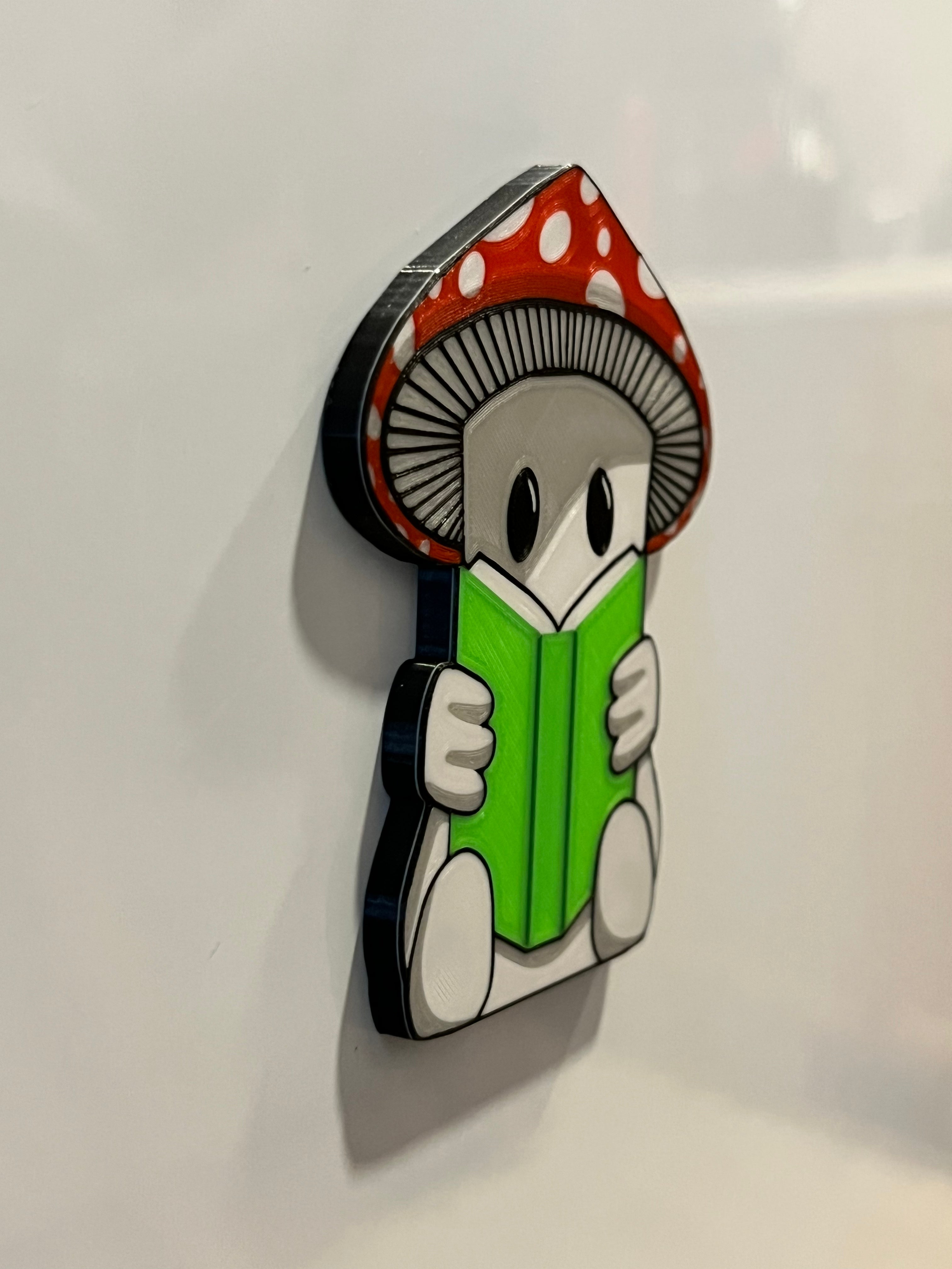Reading Mushroom Magnet