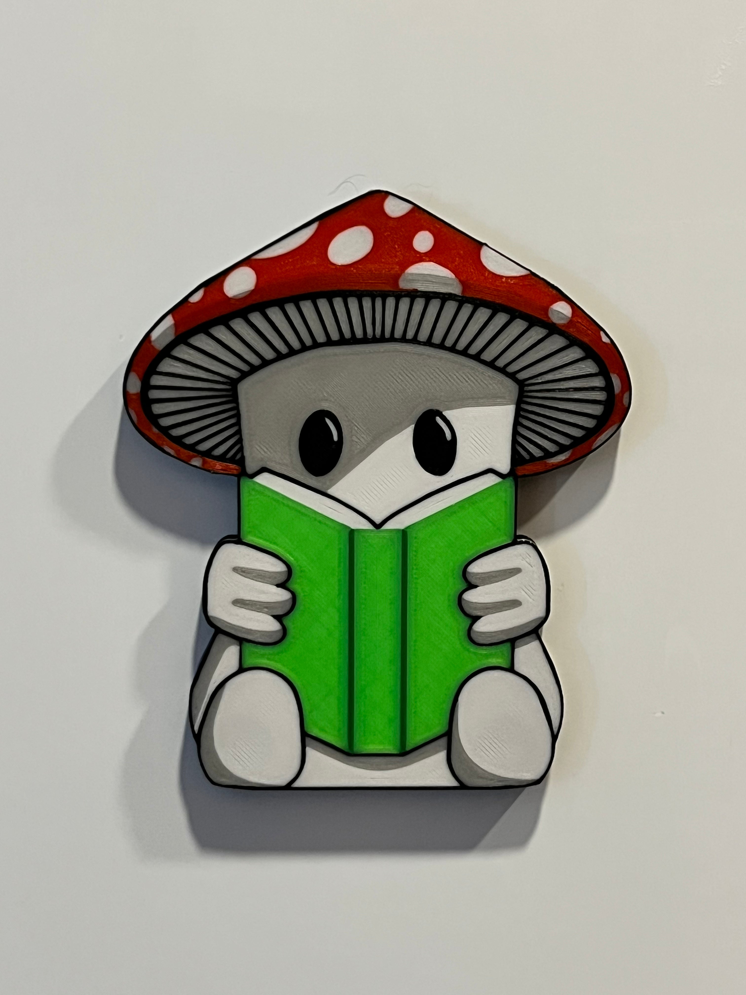 Reading Mushroom Magnet