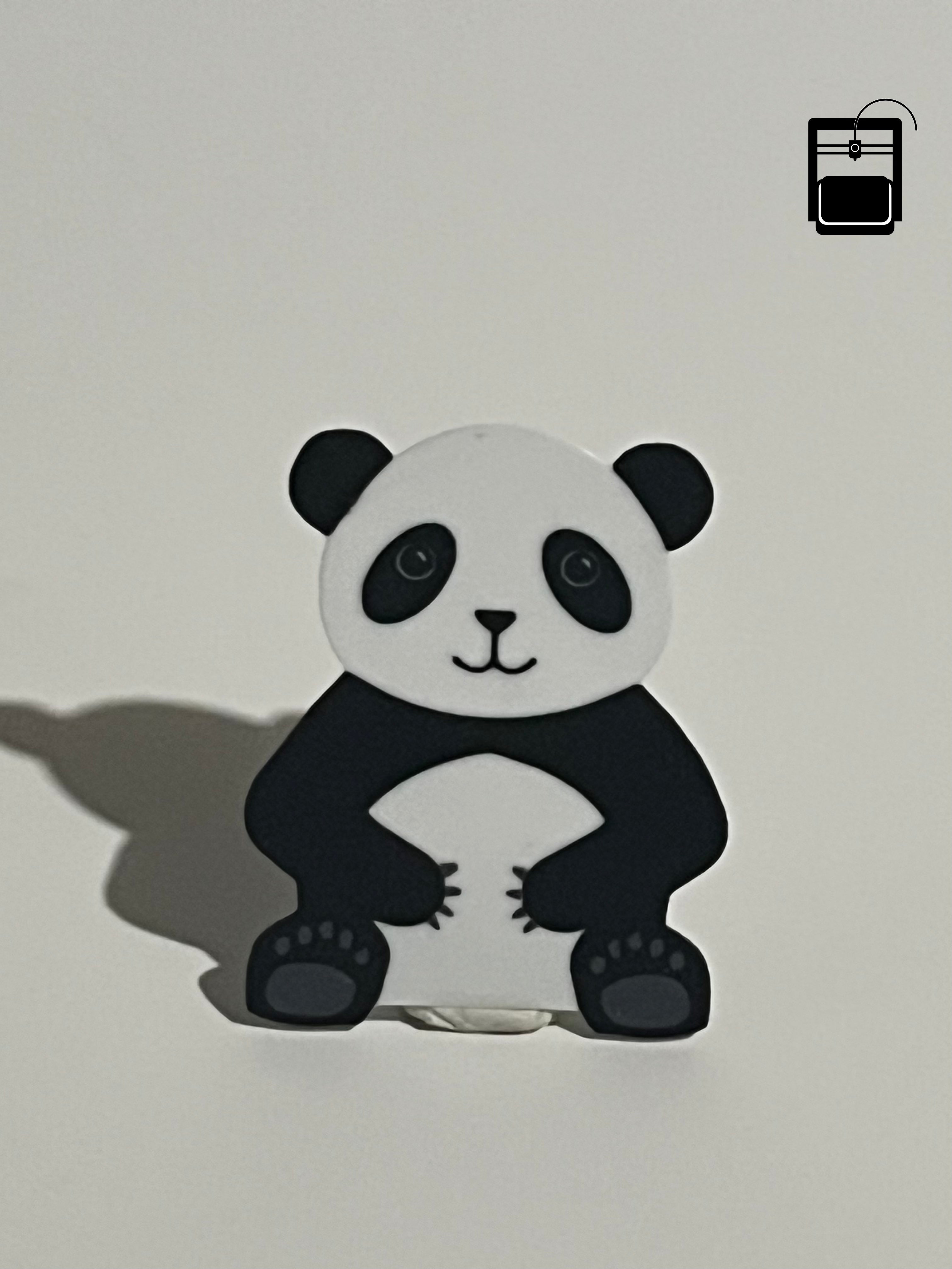 Panda Bookmark 3D Printing File