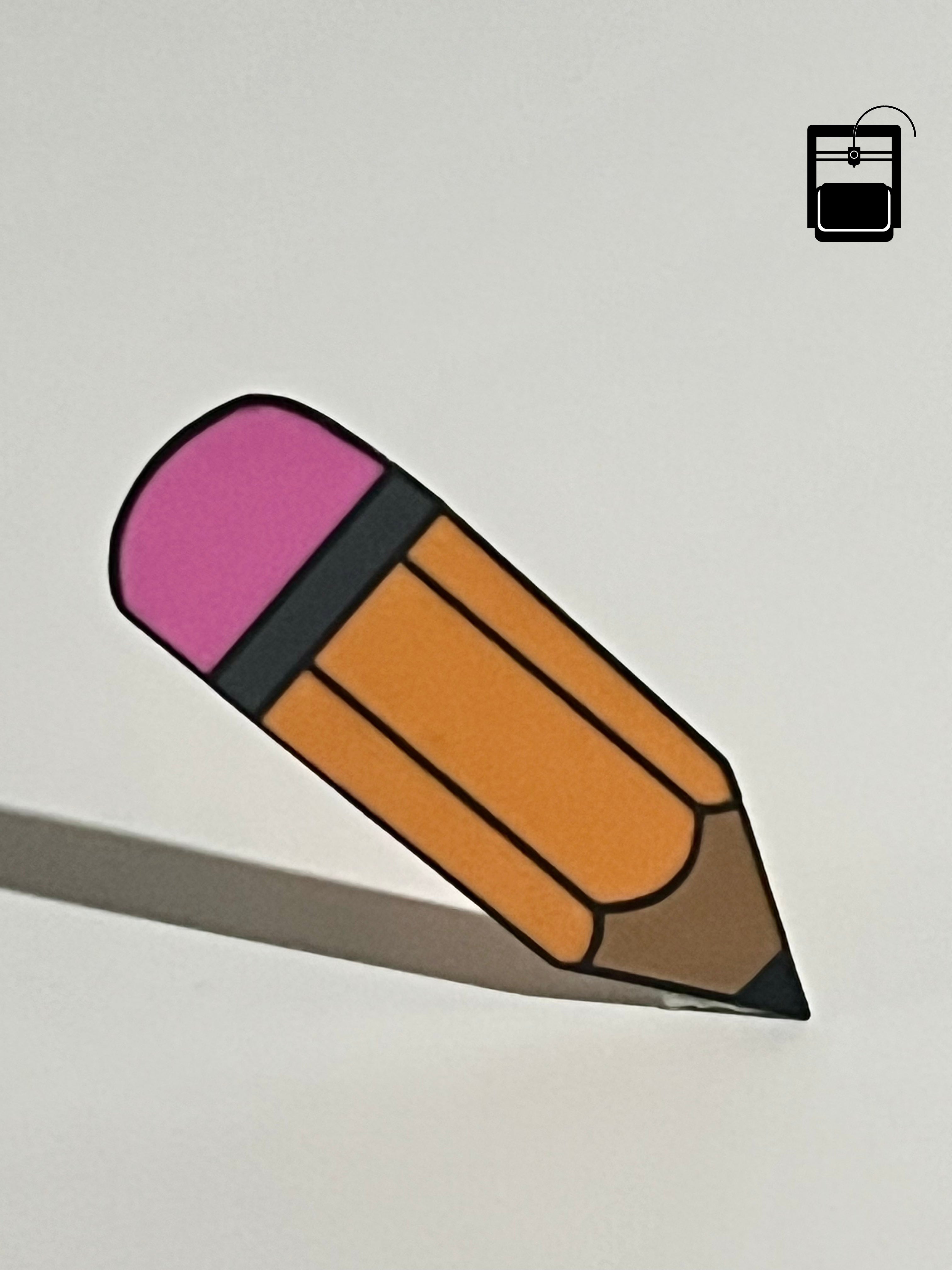 Pencil Bookmark 3D Printing File