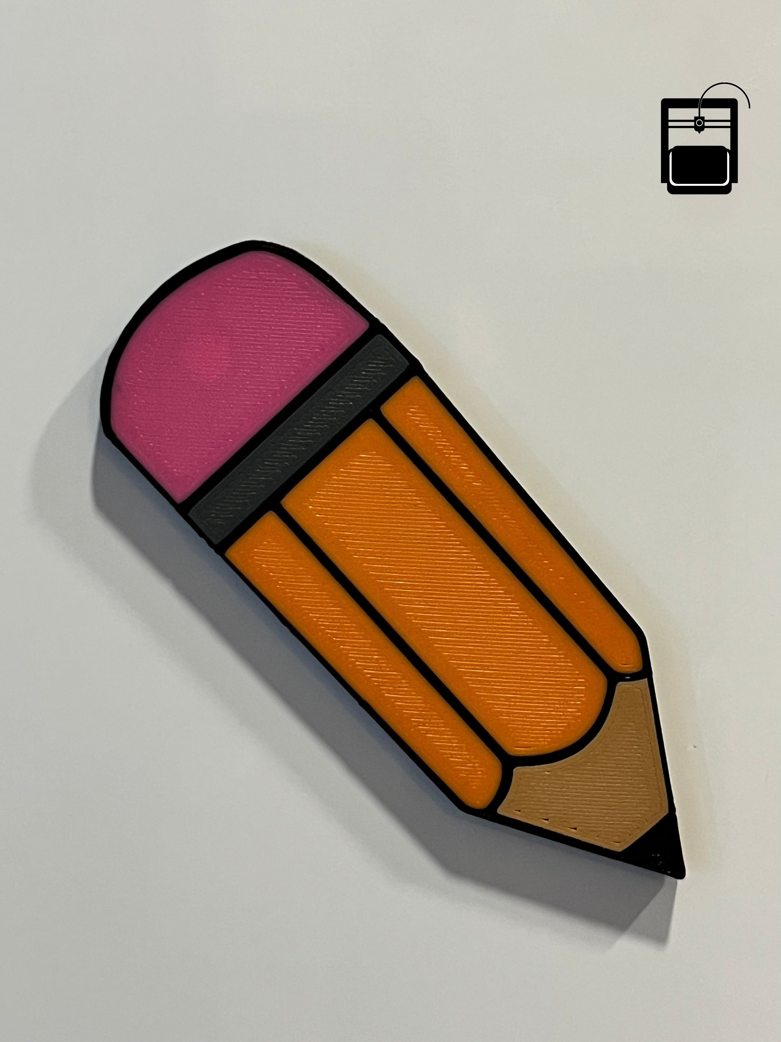 Pencil Magnet 3D Printing File