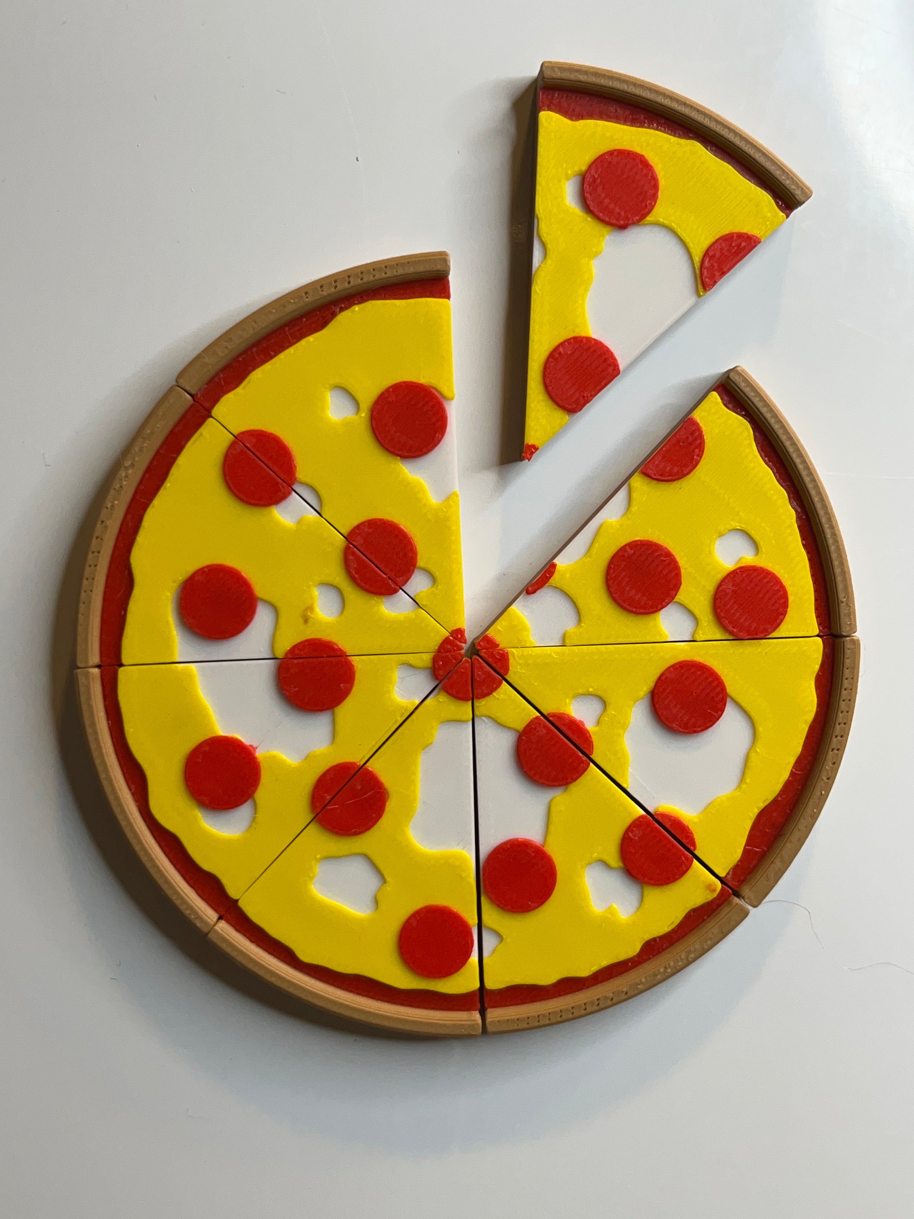 Pizza 3D Magnet Printing File