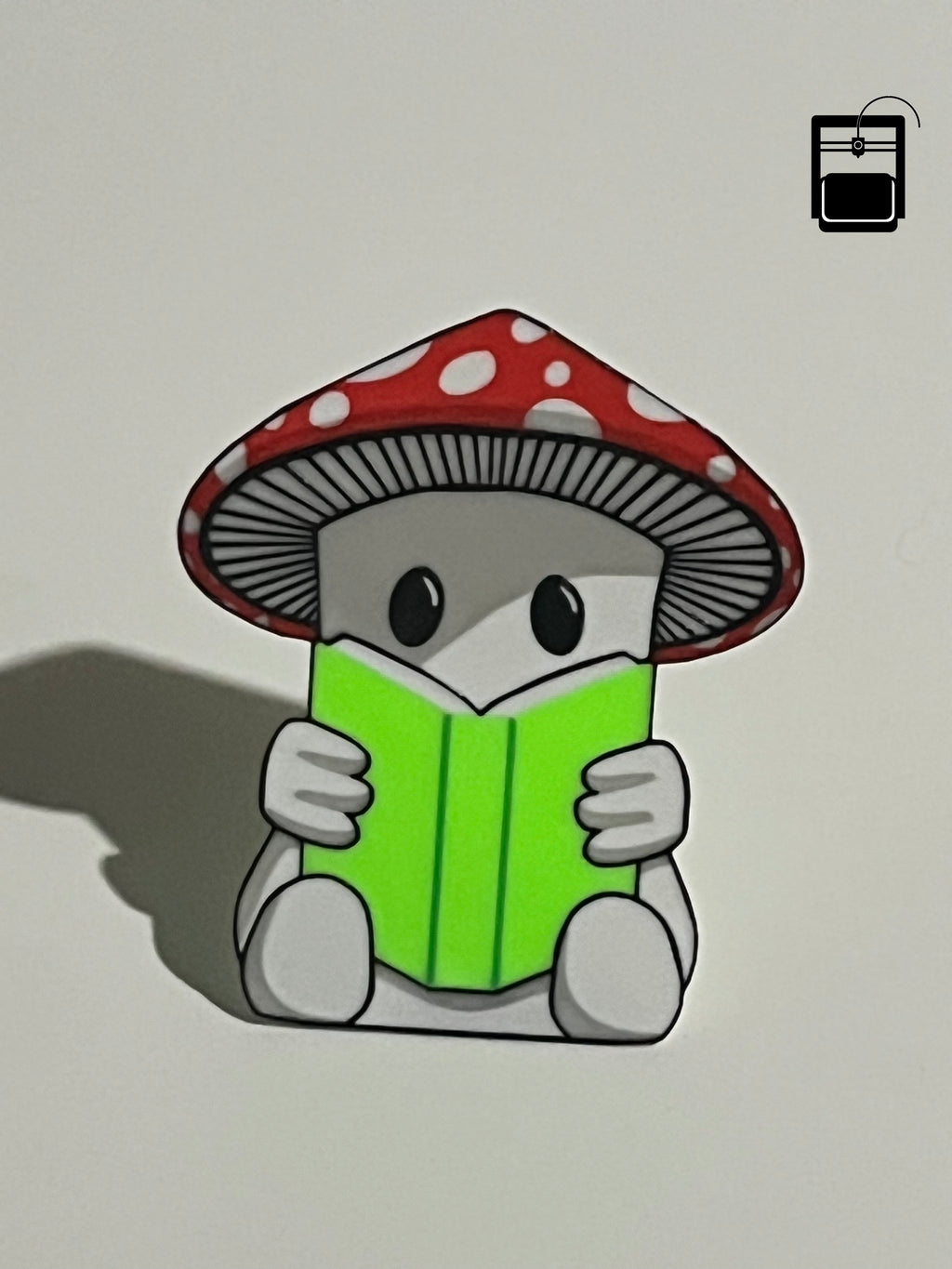 Reading Mushroom Bookmark 3D Printing File