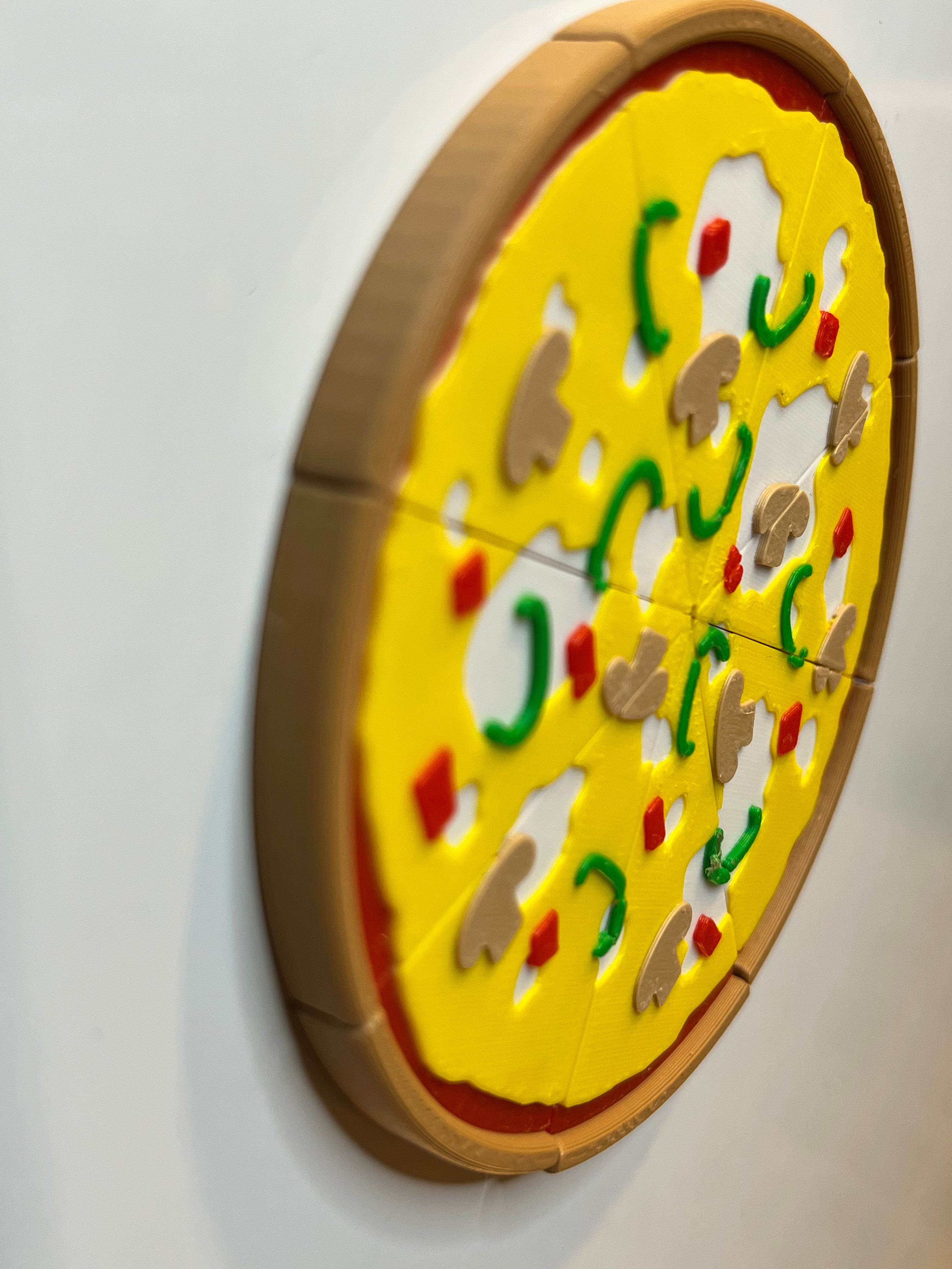 3D Pizza Magnet