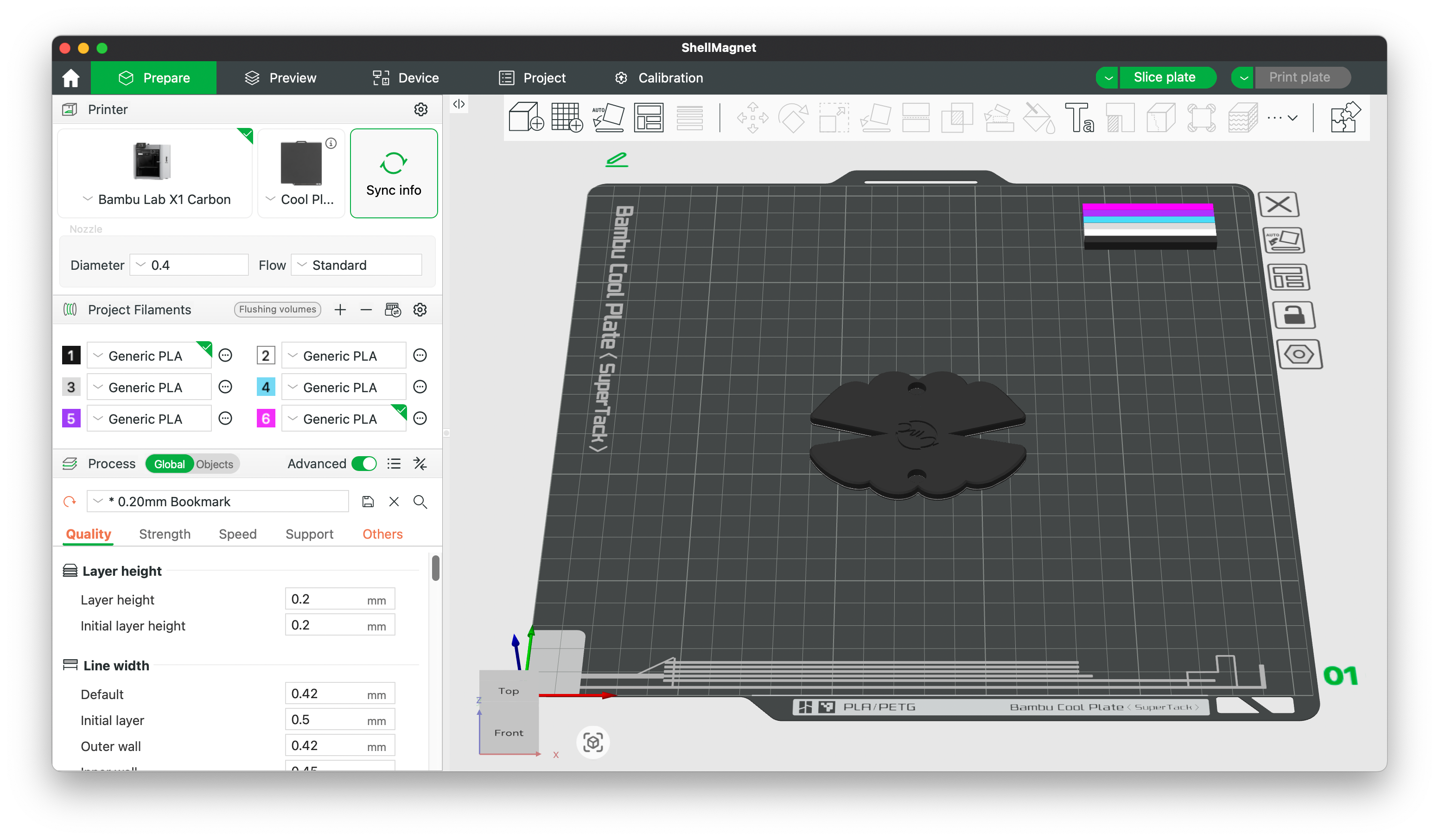 Clam Magnet 3D Printing File