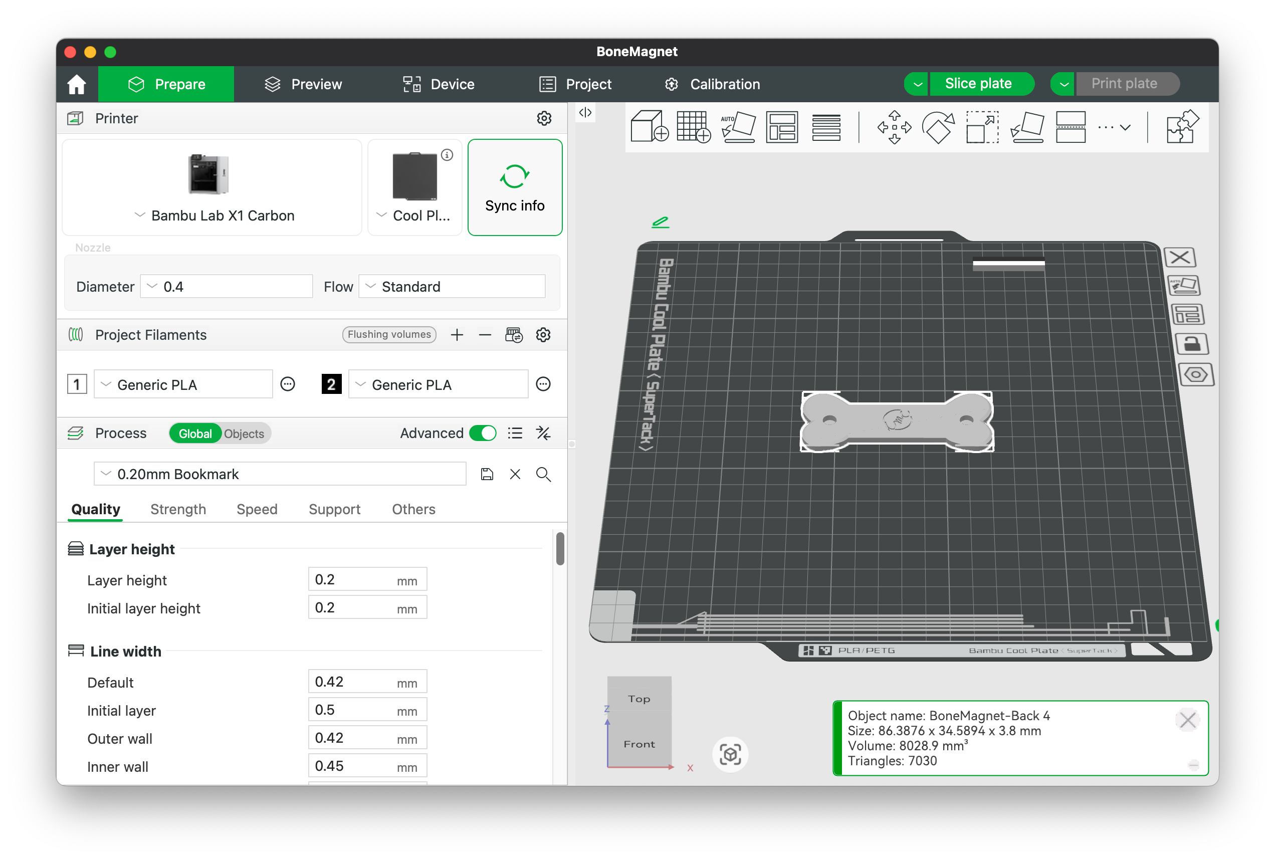 Bone Magnet 3D Printing File