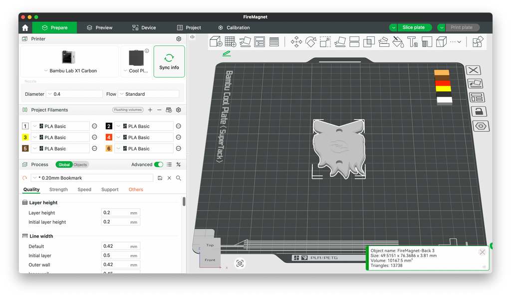 Fire Magnet 3D Printing File