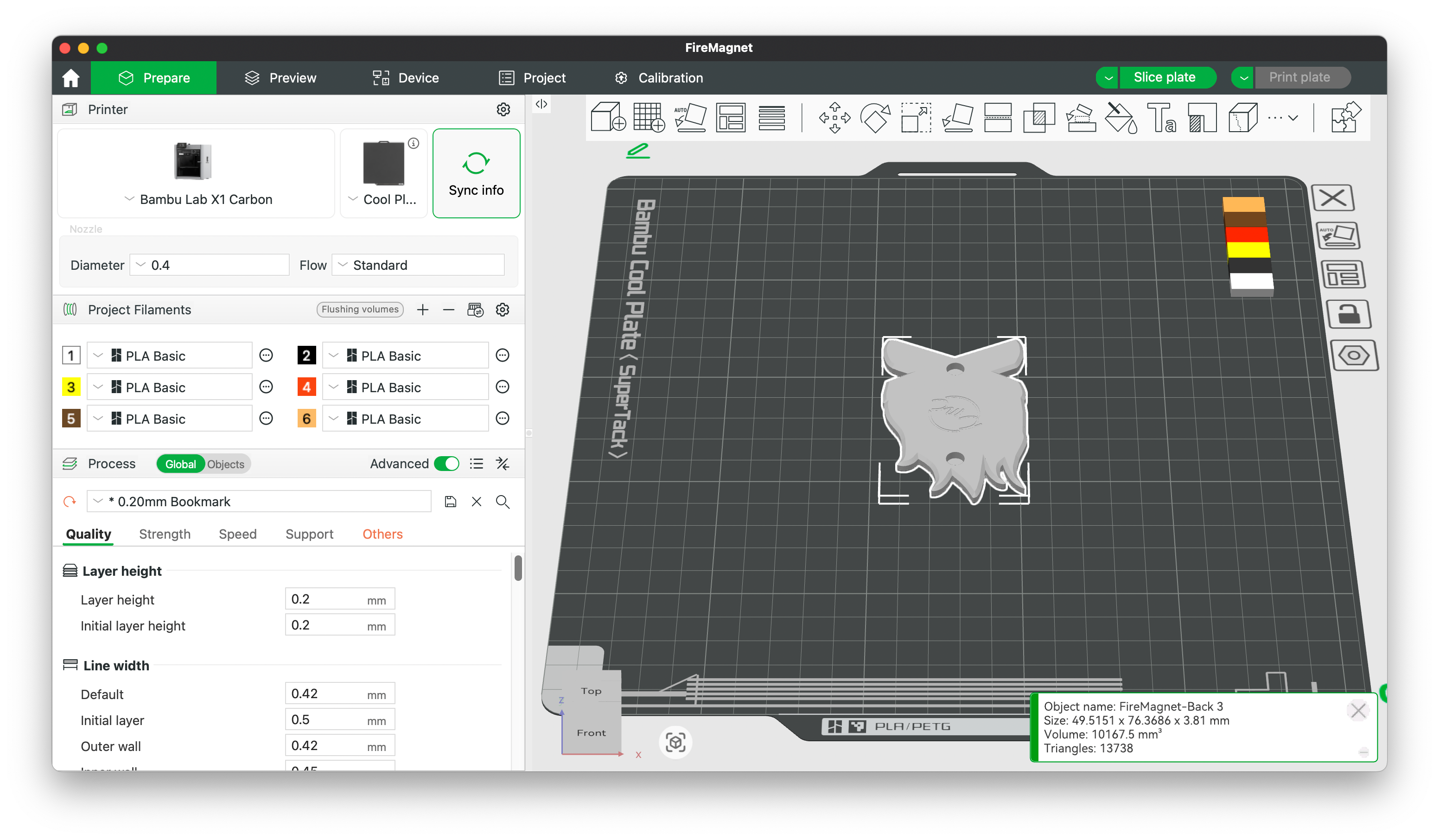 Fire Magnet 3D Printing File