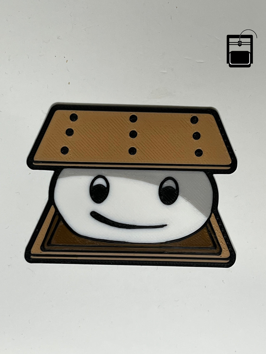 S'more Bookmark 3D Printing File