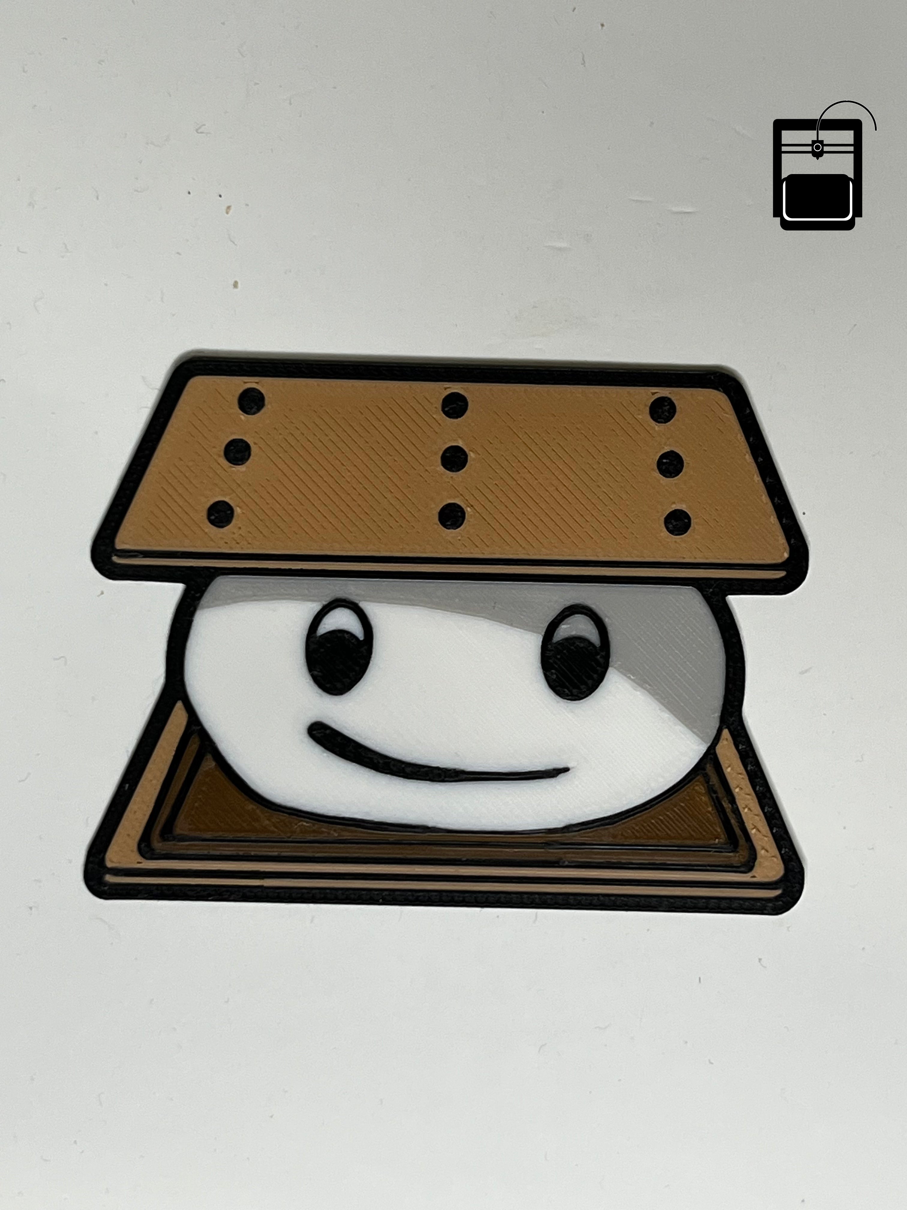 S'more Bookmark 3D Printing File