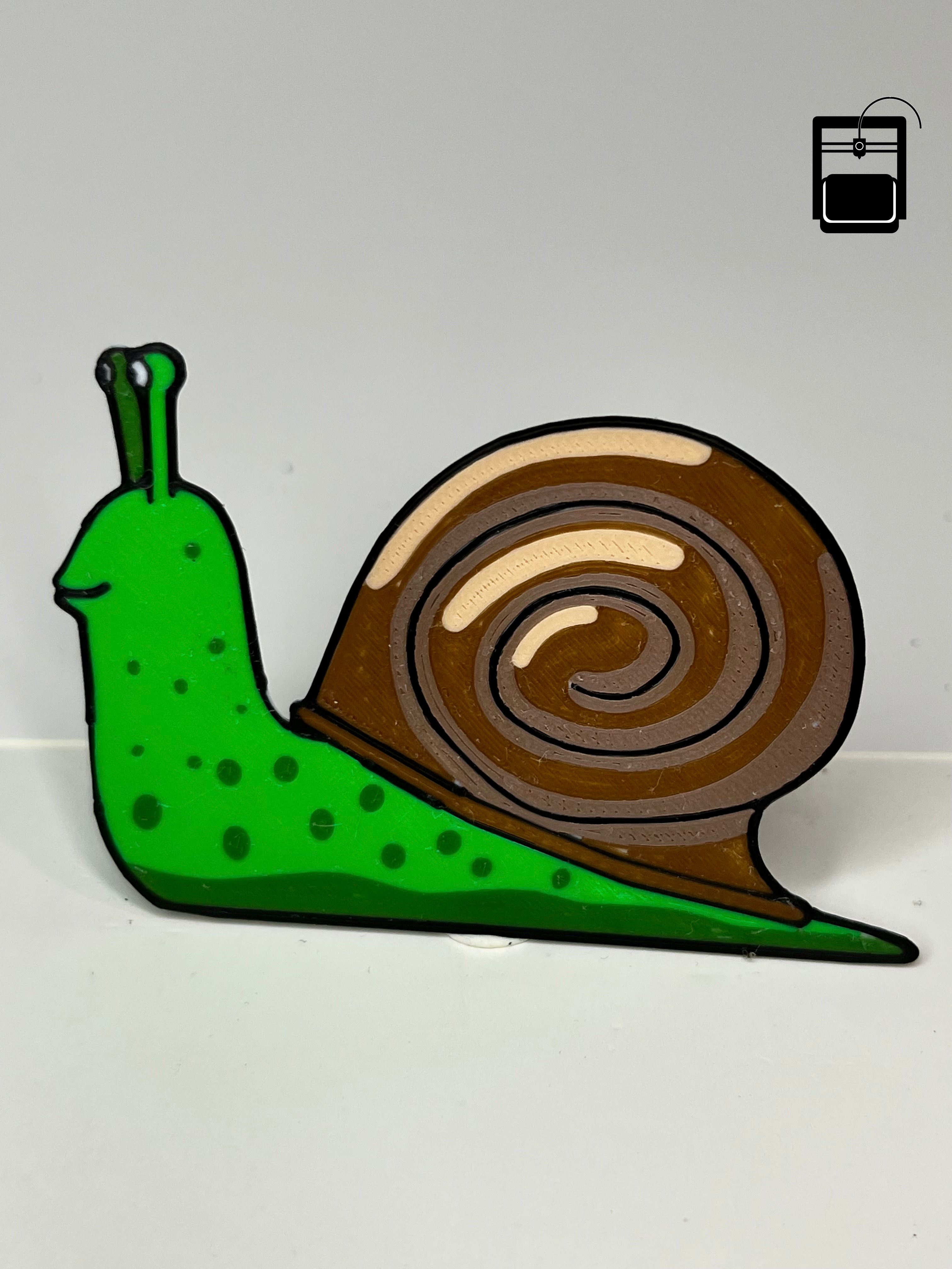 Snail Bookmark 3D Printing File