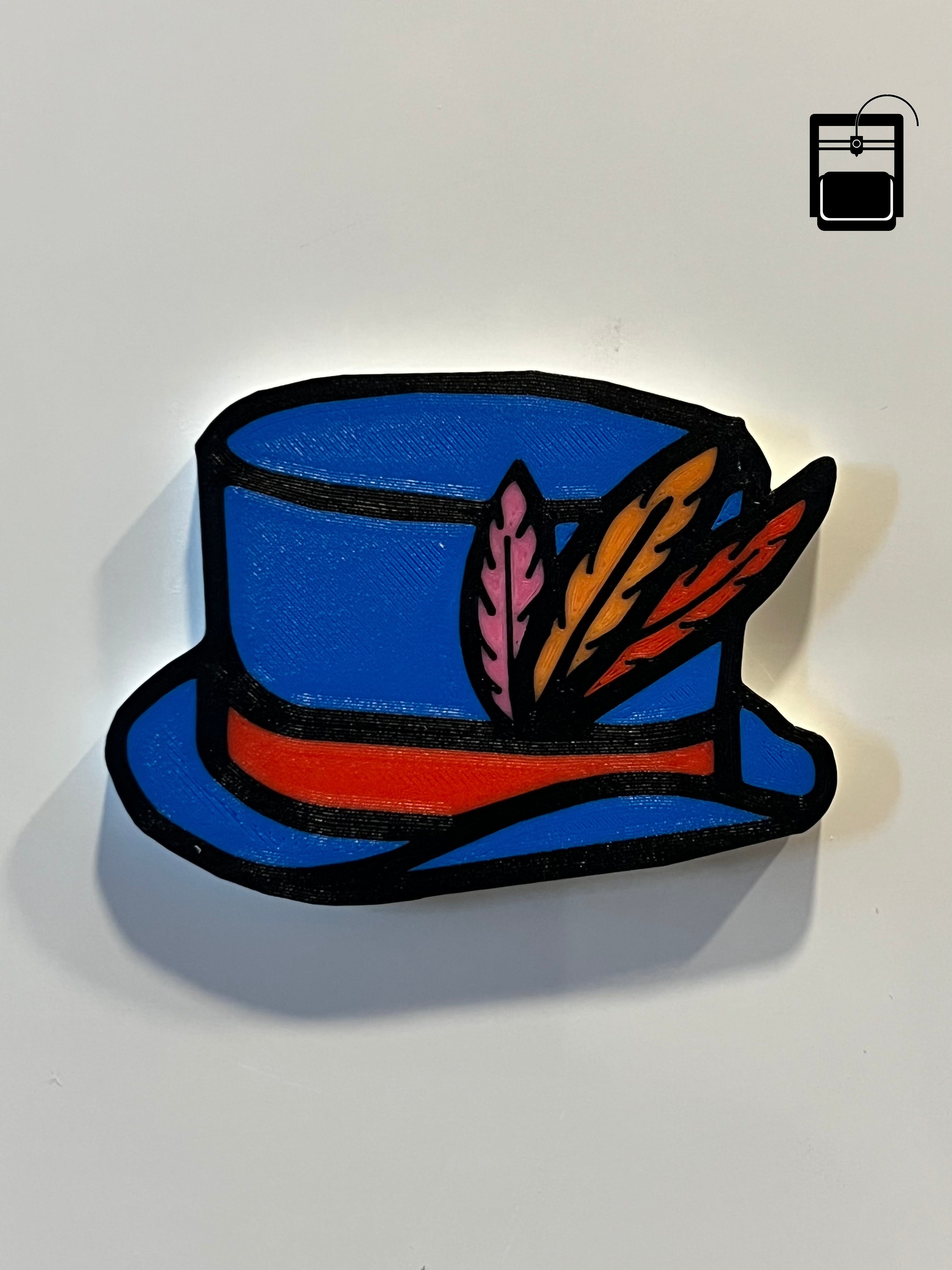 Top Hat Magnet 3D Printing File