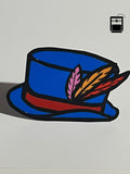Top Hat Bookmark 3D Printing File